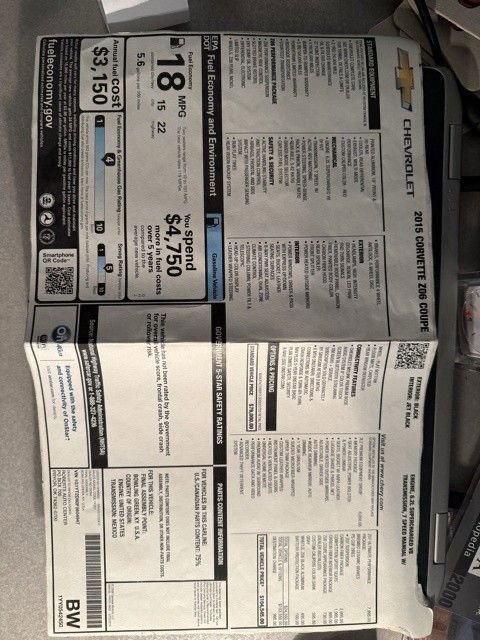 Used 2015 Chevrolet Corvette Z06 w/ 3LZ Preferred Equipment Group RWD image 30