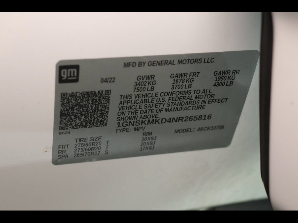 Certified 2022 Chevrolet Tahoe LS AWD/4WD image 33