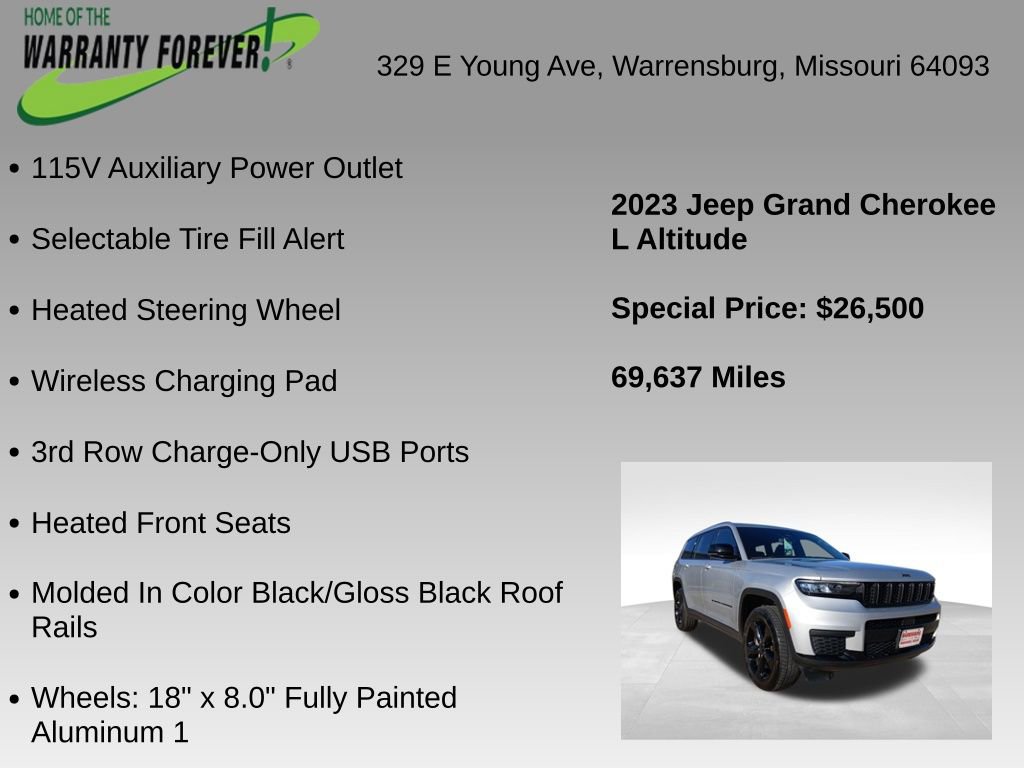 Used 2023 Jeep Grand Cherokee L Laredo image 18