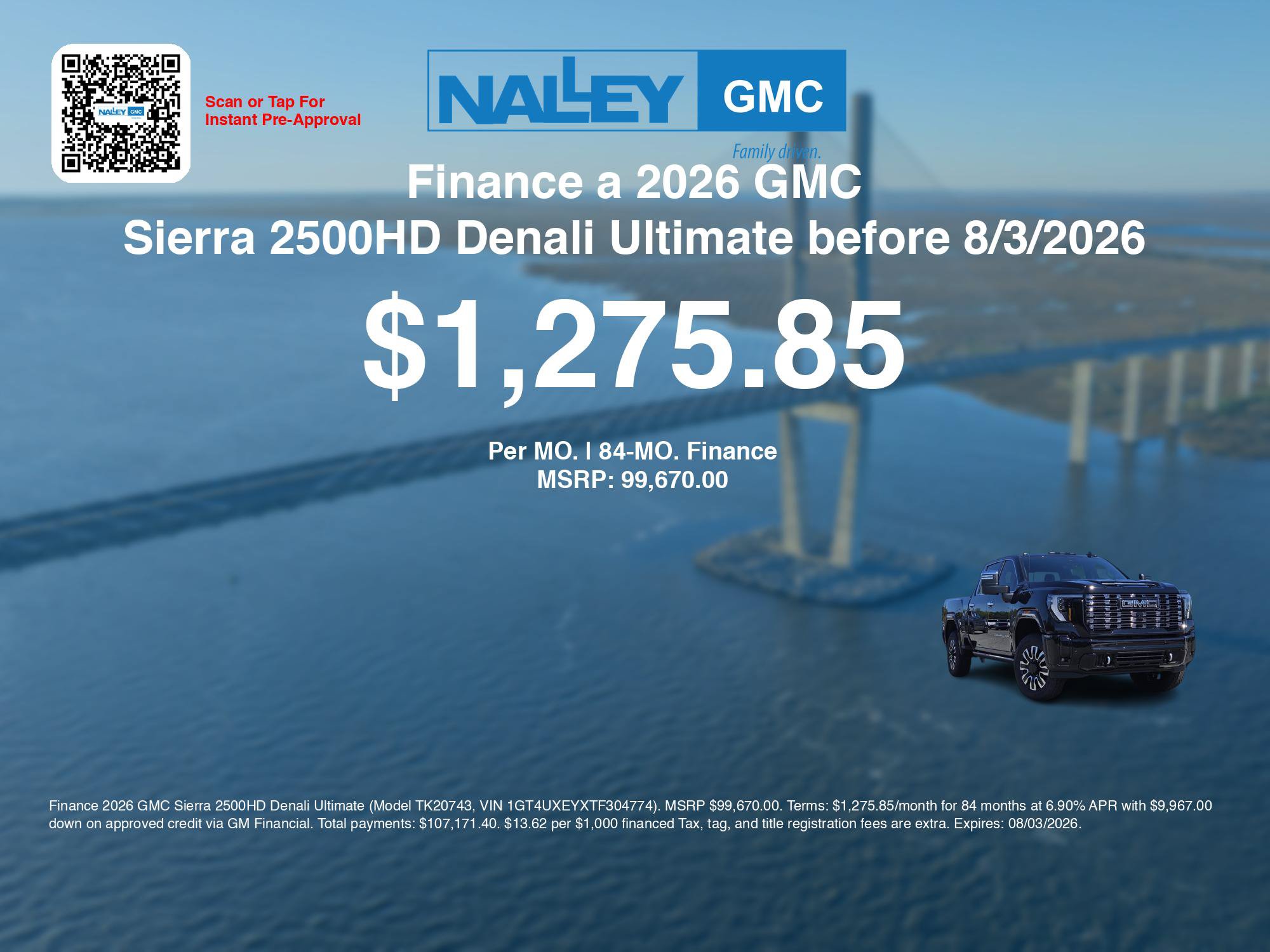 New 2026 GMC Sierra 2500 Denali Ultimate AWD/4WD image 7