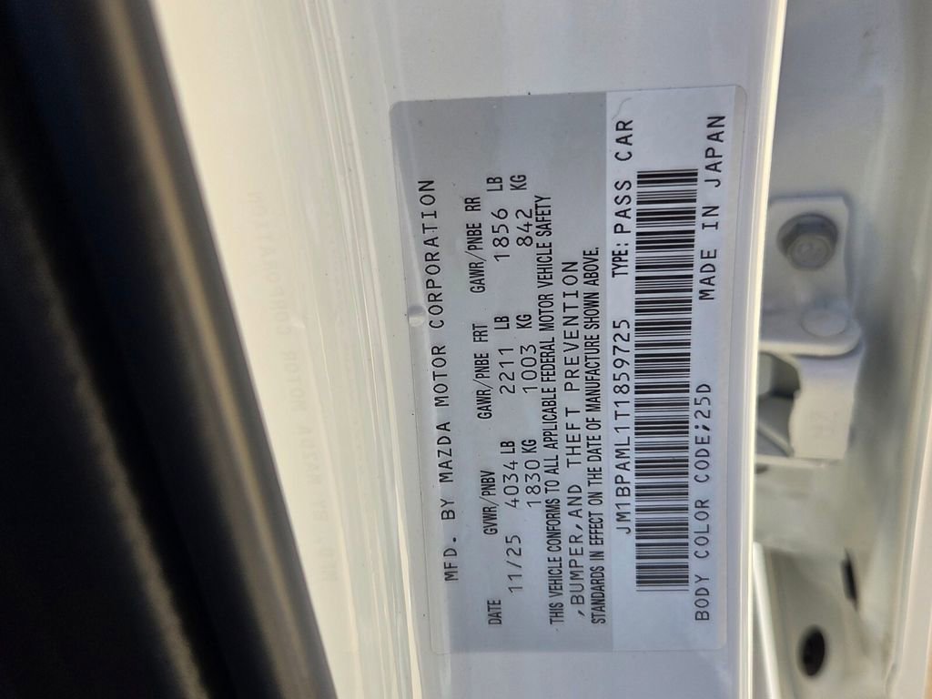 New 2026 MAZDA MAZDA3 2.5 S Hatchback w/ Premium Pkg image 6