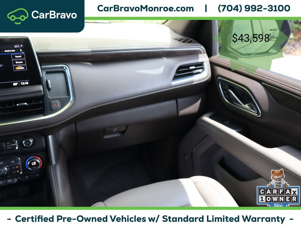 Certified 2021 Chevrolet Tahoe Z71 w/ Z71 Signature Package AWD/4WD image 20