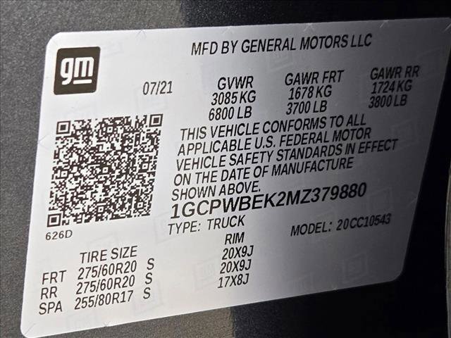 Used 2021 Chevrolet Silverado 1500 Custom image 15