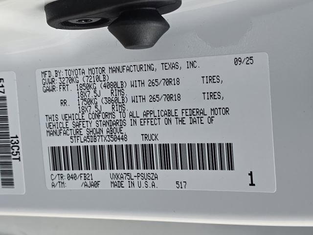 Used 2026 Toyota Tundra SR5 AWD/4WD image 35