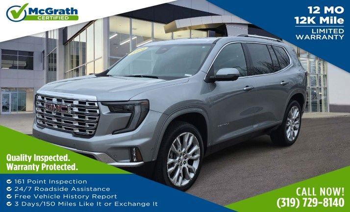 Used 2024 GMC Acadia Denali w/ Super Cruise Package