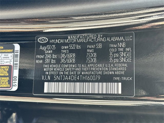 New 2026 Hyundai Santa Cruz SE image 25