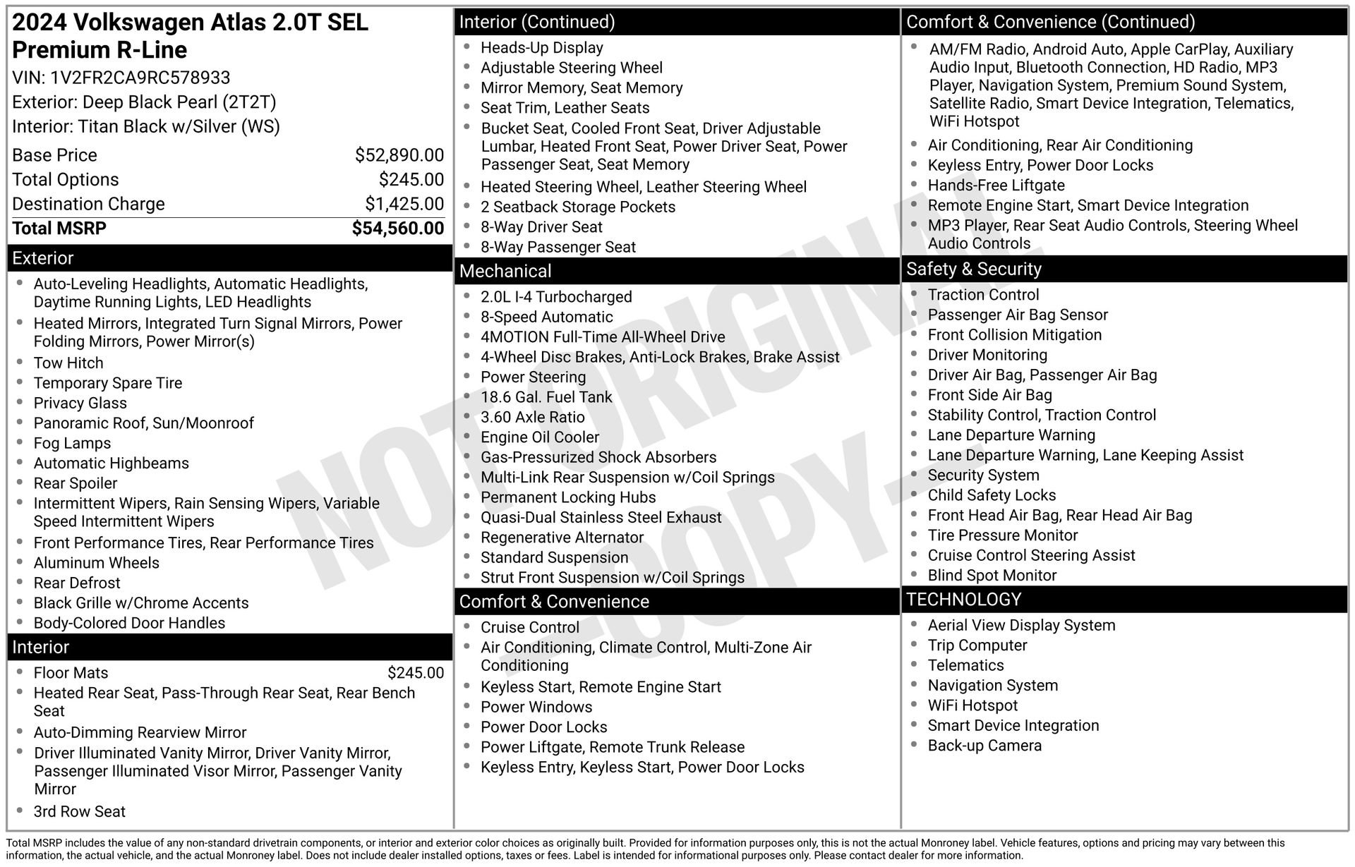 Used 2024 Volkswagen Atlas SEL Premium R-Line image 3