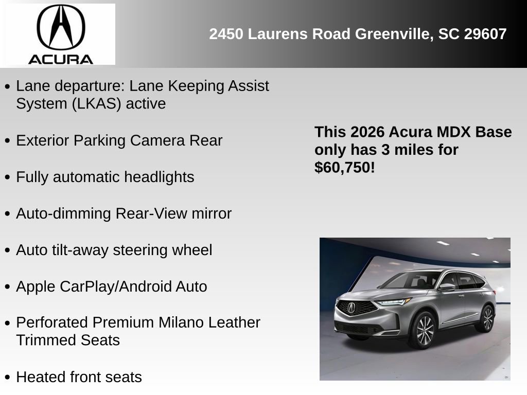 New 2026 Acura MDX w/ Technology Package image 3