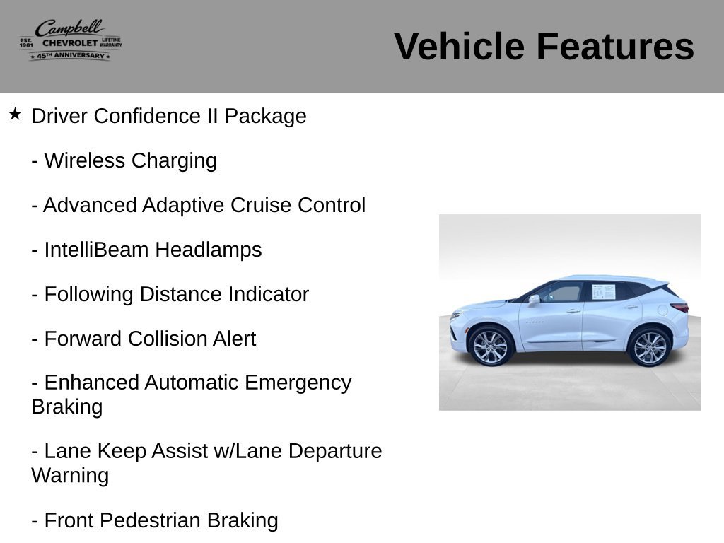 Used 2020 Chevrolet Blazer Premier w/ Driver Confidence II Package AWD/4WD image 10