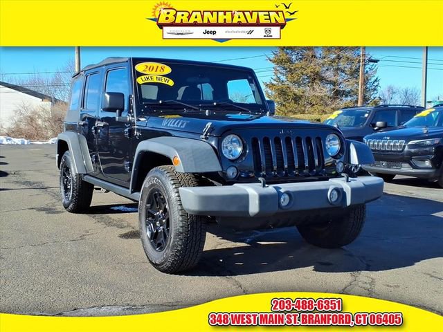 Certified 2018 Jeep Wrangler Unlimited Sport image 1