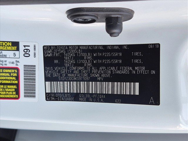 Used 2019 Toyota Sienna Limited Premium FWD image 27