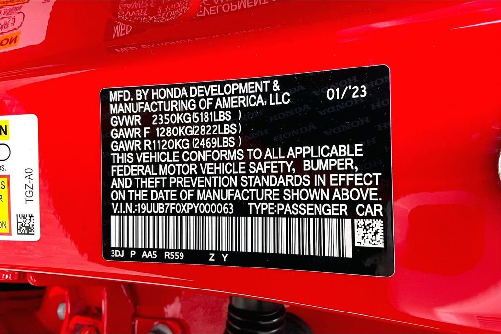 Used 2023 Acura TLX Type S AWD/4WD image 43