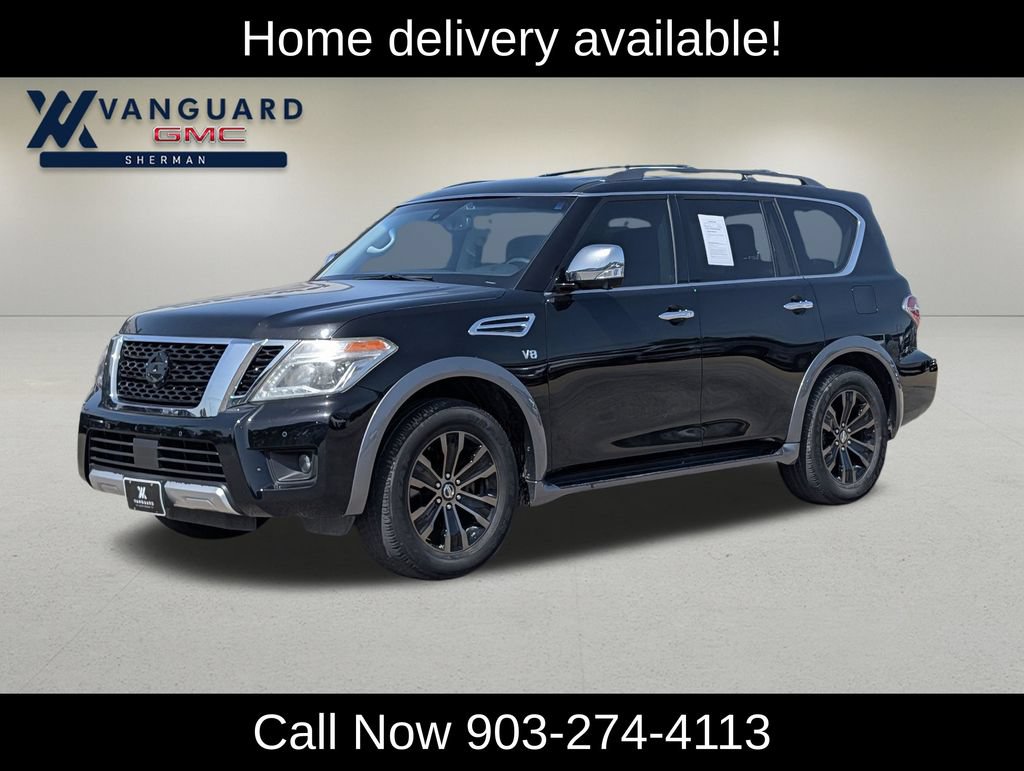 Used 2017 Nissan Armada Platinum w/ Captain Seat Package RWD image 3