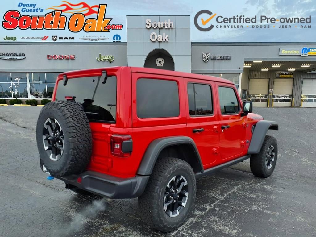 Certified 2025 Jeep Wrangler Unlimited Rubicon 4xe w/ Convenience Group AWD/4WD image 3