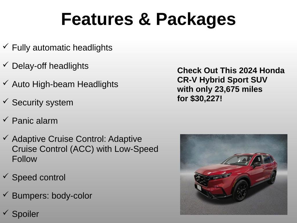 Certified 2024 Honda CR-V Sport image 20