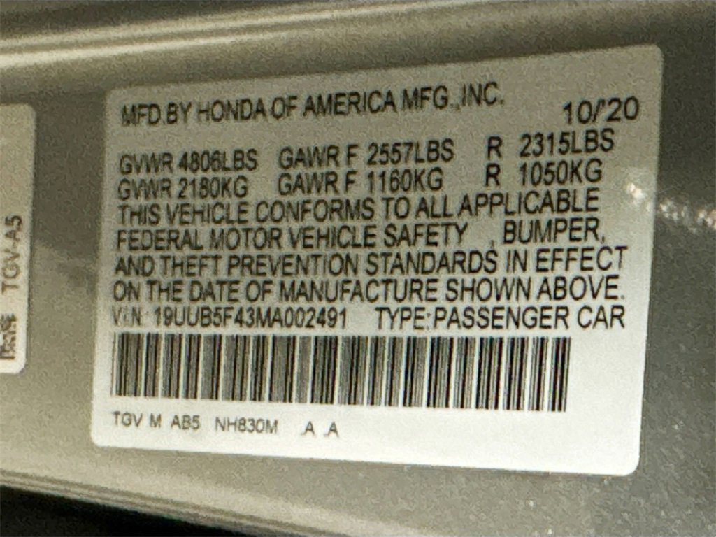 Used 2021 Acura TLX w/ Technology Package image 32