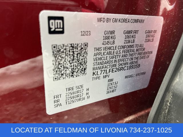Certified 2024 Chevrolet Trax LS w/ LS Convenience Package image 31