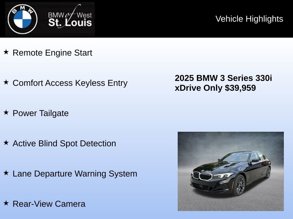 Used 2025 BMW 330i xDrive Sedan w/ M Sport Package image 16