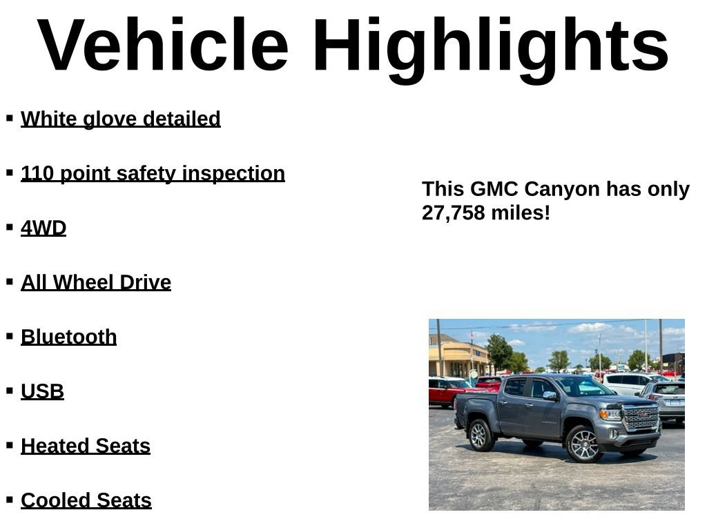 Used 2022 GMC Canyon Denali AWD/4WD image 41