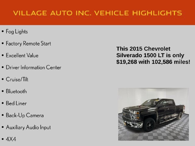 Used 2015 Chevrolet Silverado 1500 LT w/ All Star Edition AWD/4WD image 14