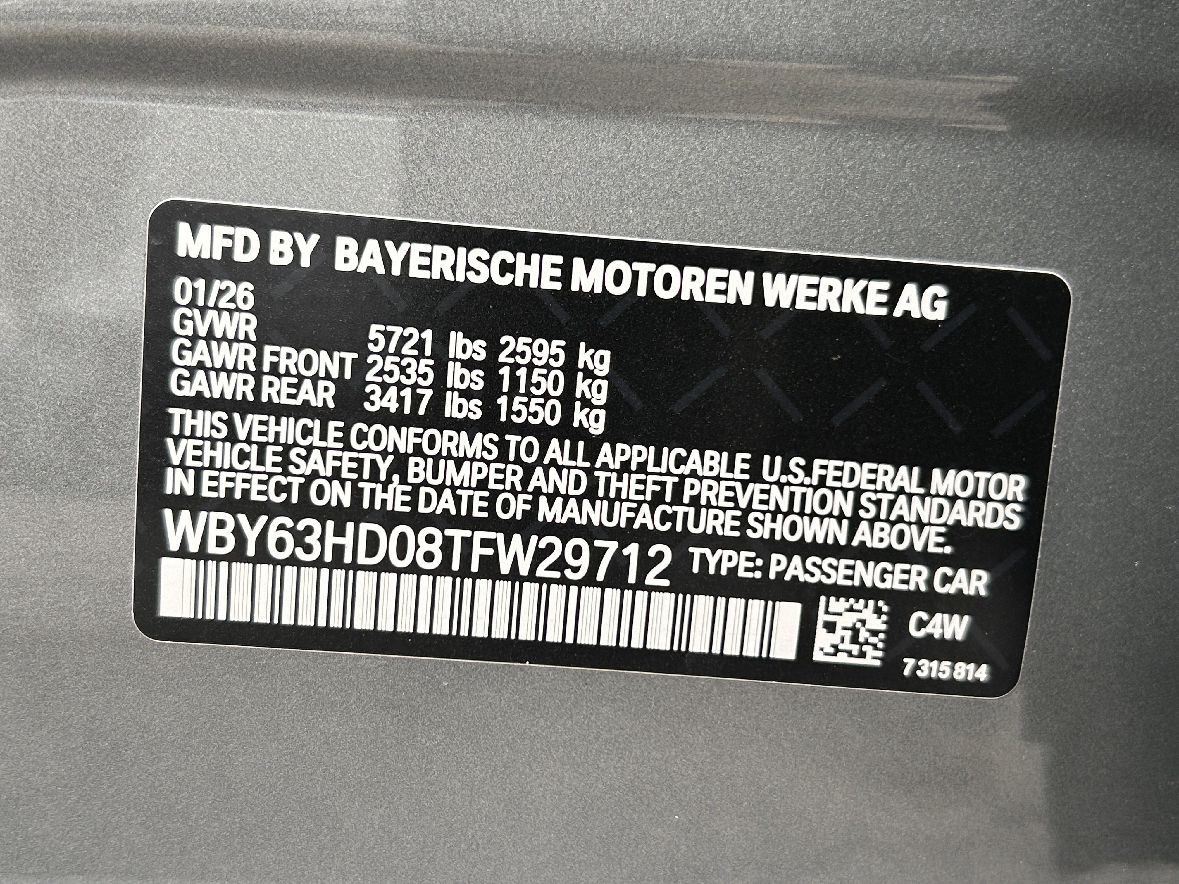 Used 2026 BMW i4 eDrive40 w/ Parking Assistance Package RWD image 34
