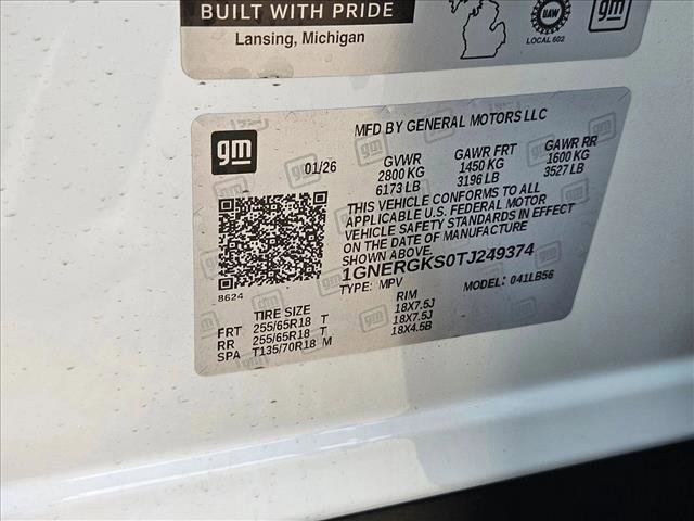 New 2026 Chevrolet Traverse LT w/ LPO, Floor Liner Package image 22