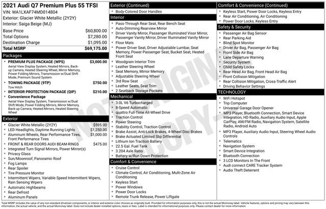 Used 2021 Audi Q7 3.0T Premium Plus w/ Premium Plus Package image 23