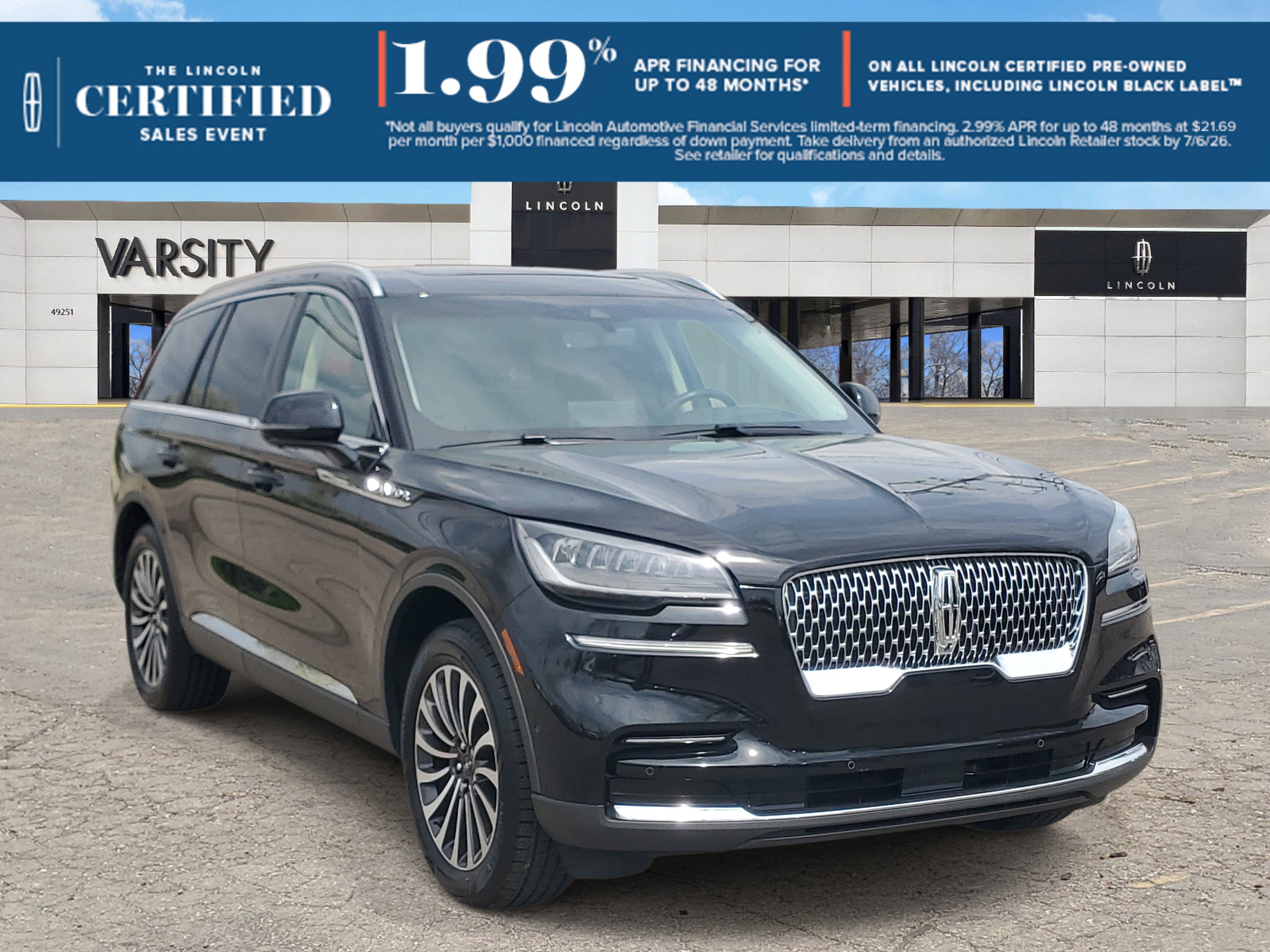 Certified 2023 Lincoln Aviator Reserve w/ Equipment Group 201A AWD/4WD 360° Tour