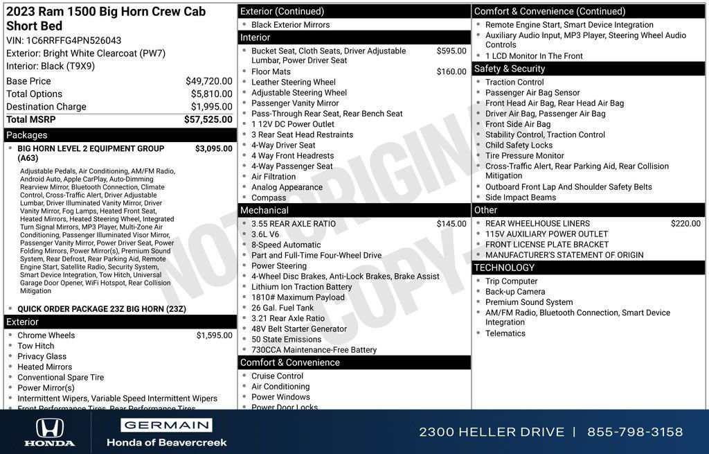 Used 2023 RAM 1500 Big Horn AWD/4WD image 35