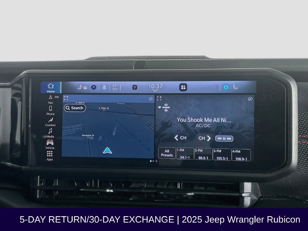Used 2025 Jeep Wrangler Unlimited Rubicon w/ Safety Group AWD/4WD image 18