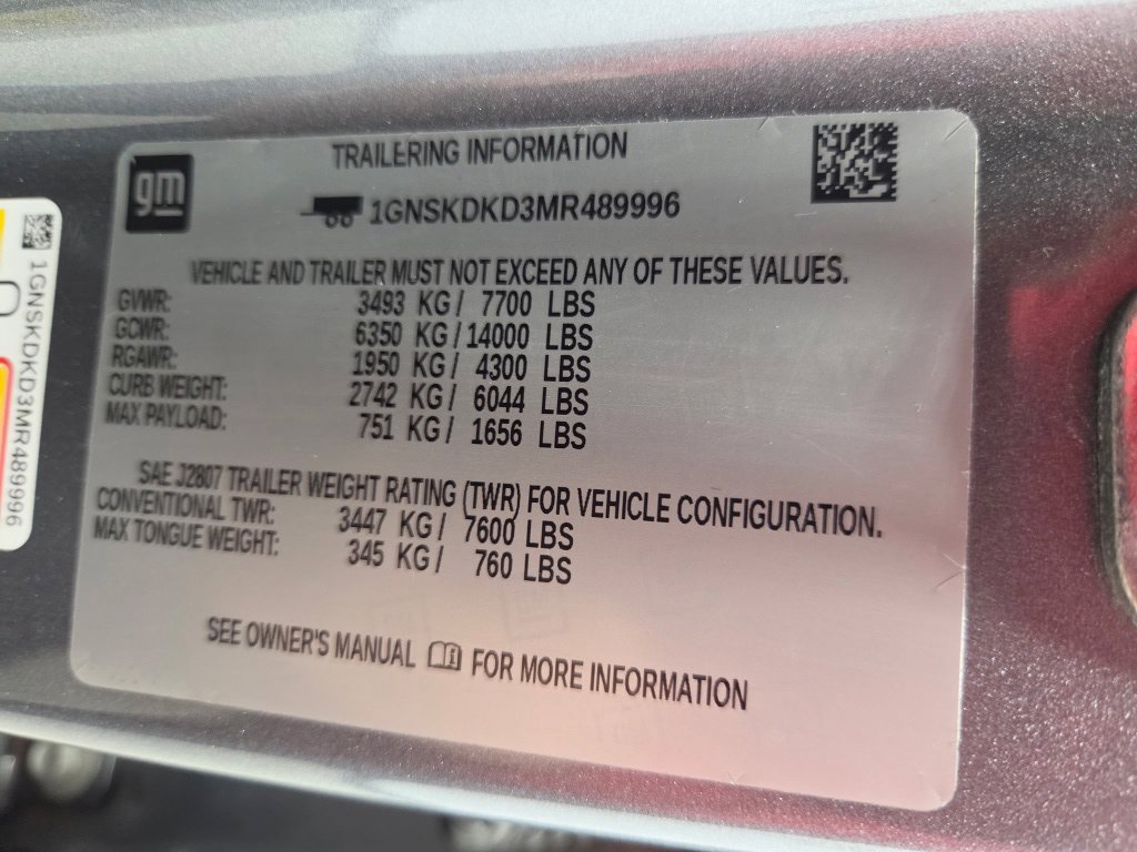 Used 2021 Chevrolet Suburban Z71 AWD/4WD image 66