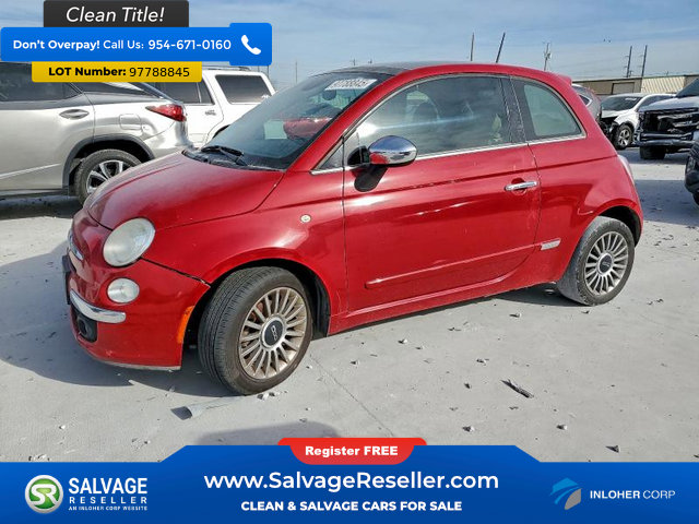 Used 2014 FIAT 500 Lounge w/ Luxury Leather Package
