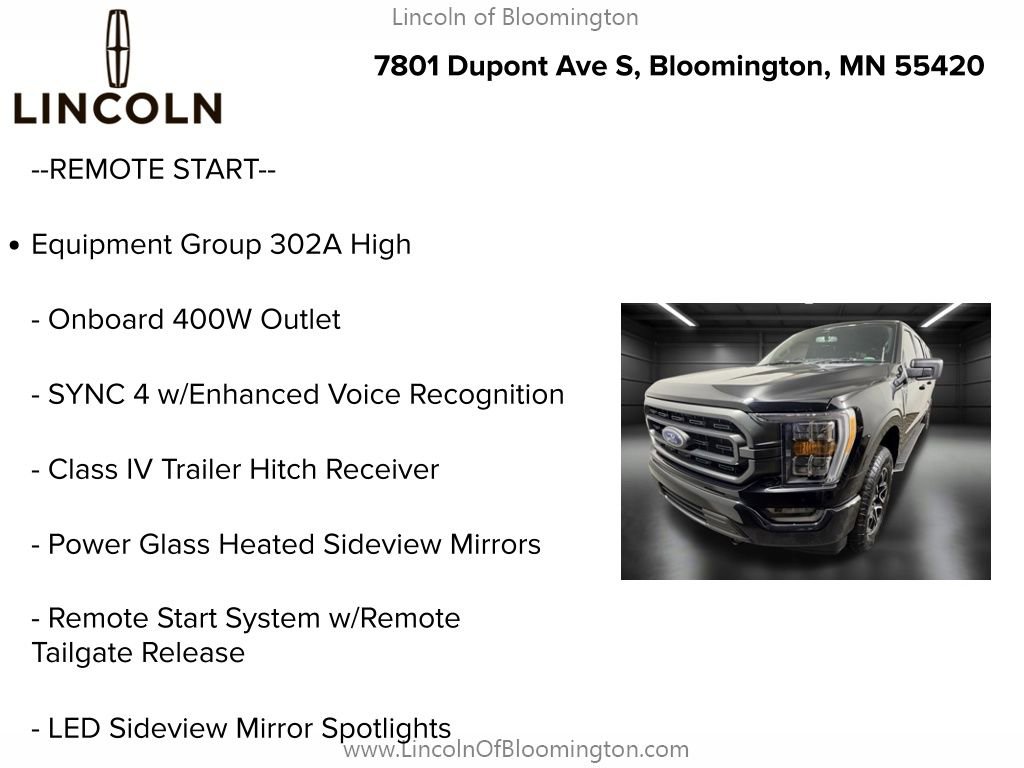 Used 2023 Ford F150 XLT w/ Equipment Group 302A High image 5