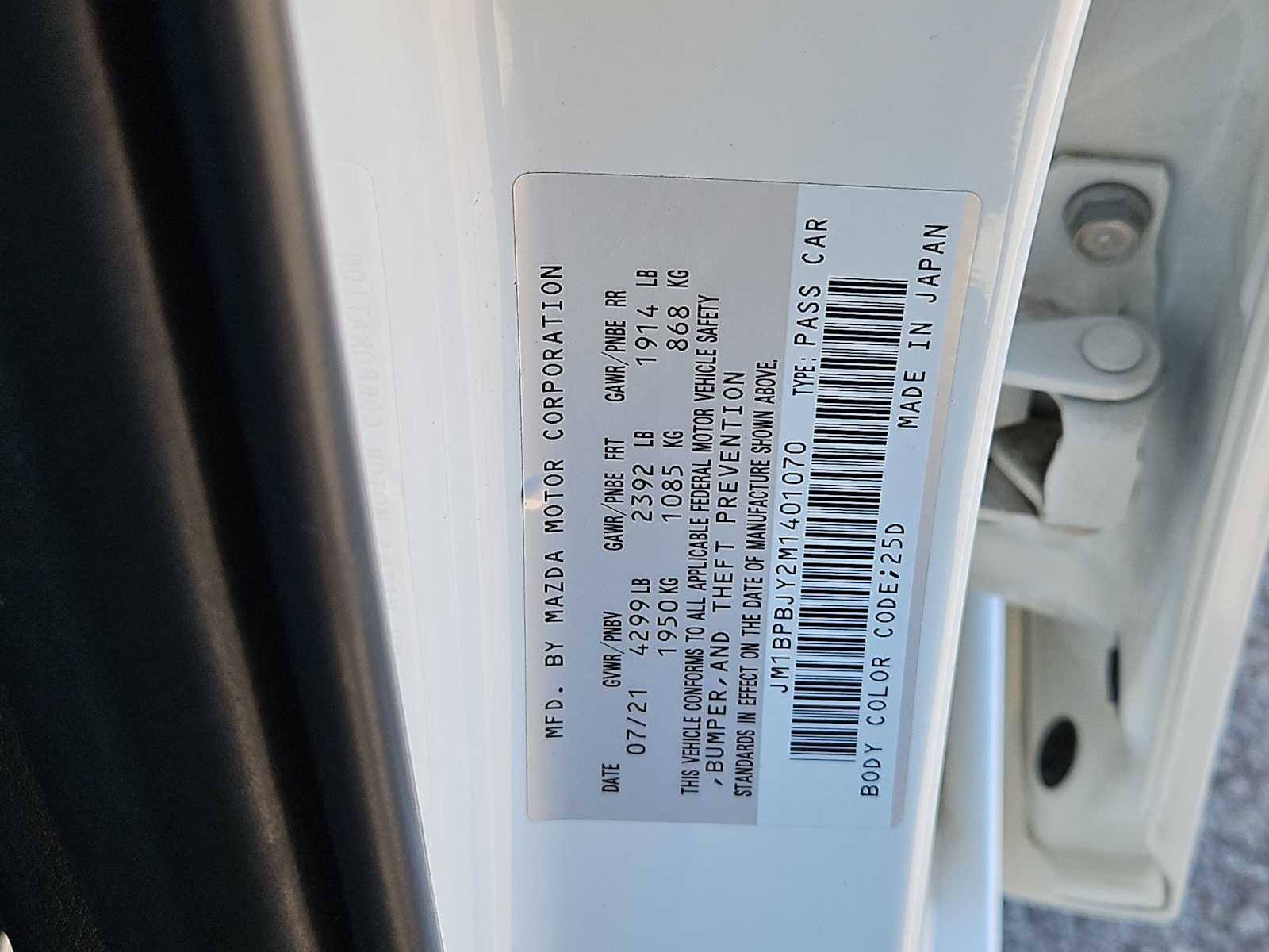 Used 2021 MAZDA MAZDA3 AWD 2.5 Turbo Hatchback image 36