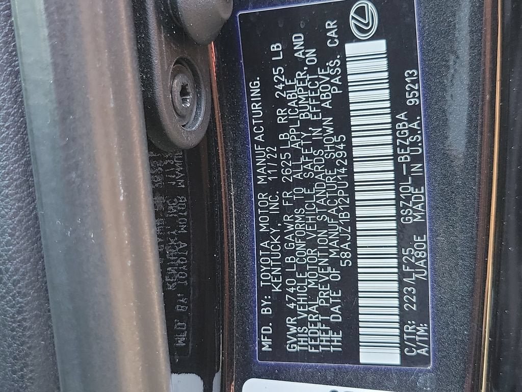 Used 2023 Lexus ES 350 F Sport w/ Accessory Package (Z2) FWD image 32