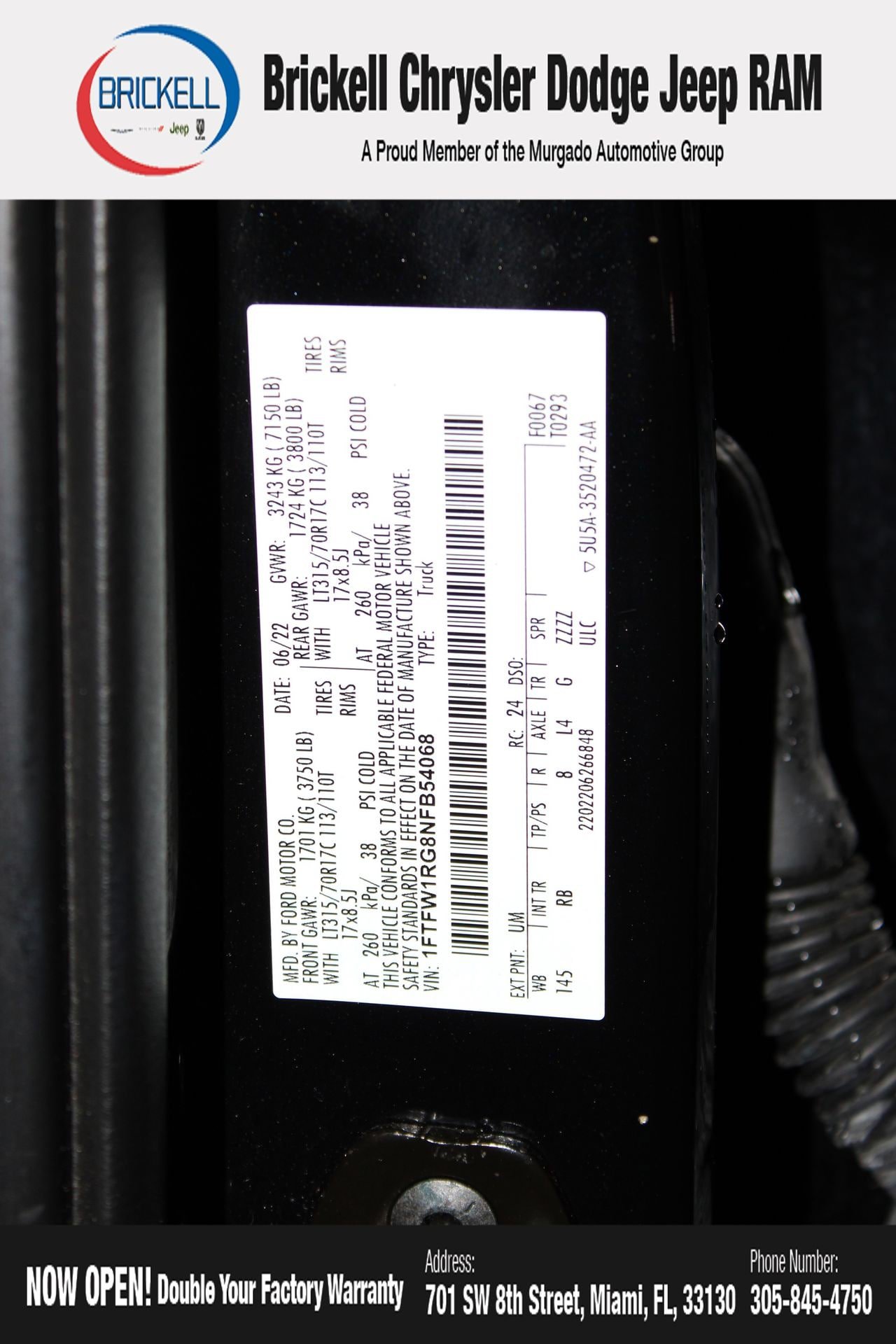 Used 2022 Ford F150 Raptor w/ Equipment Group 801A High AWD/4WD image 39