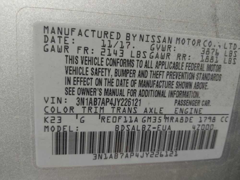 Used 2018 Nissan Sentra S FWD image 33