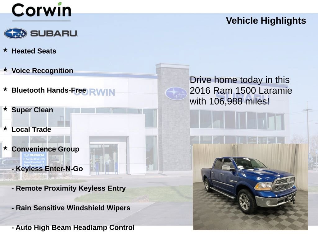 Used 2016 RAM 1500 Laramie w/ Convenience Group image 6