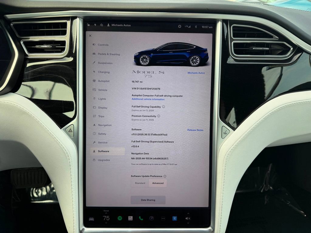 Used 2017 Tesla Model S 75 image 17