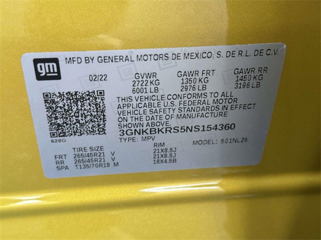 Certified 2022 Chevrolet Blazer RS w/ Enhanced Convenience Package image 40