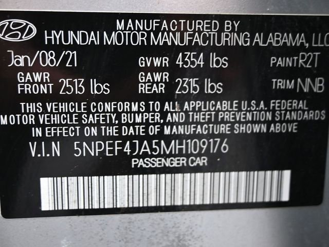 Used 2021 Hyundai Sonata SEL w/ Convenience Package image 4