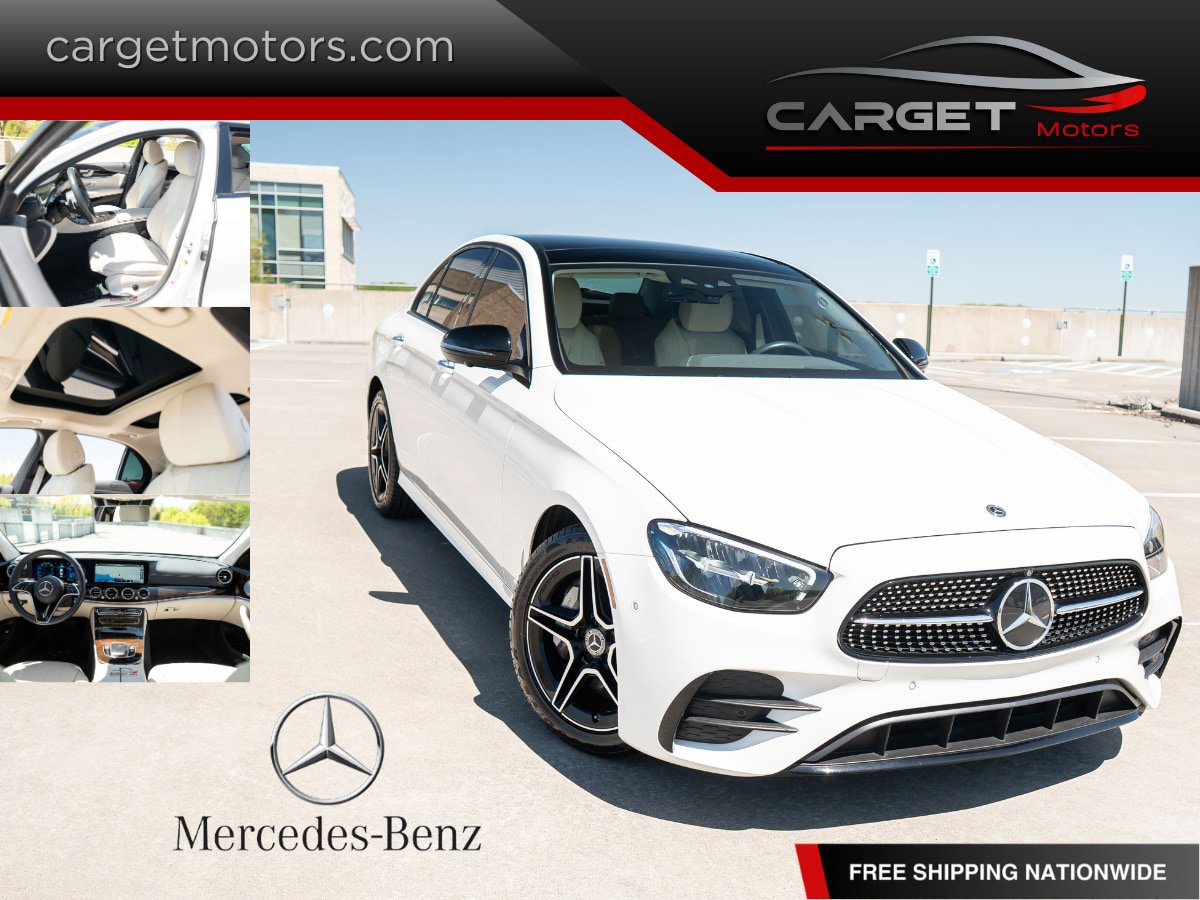 Used 2021 Mercedes-Benz E 350 4MATIC Sedan w/ Premium Package image 1