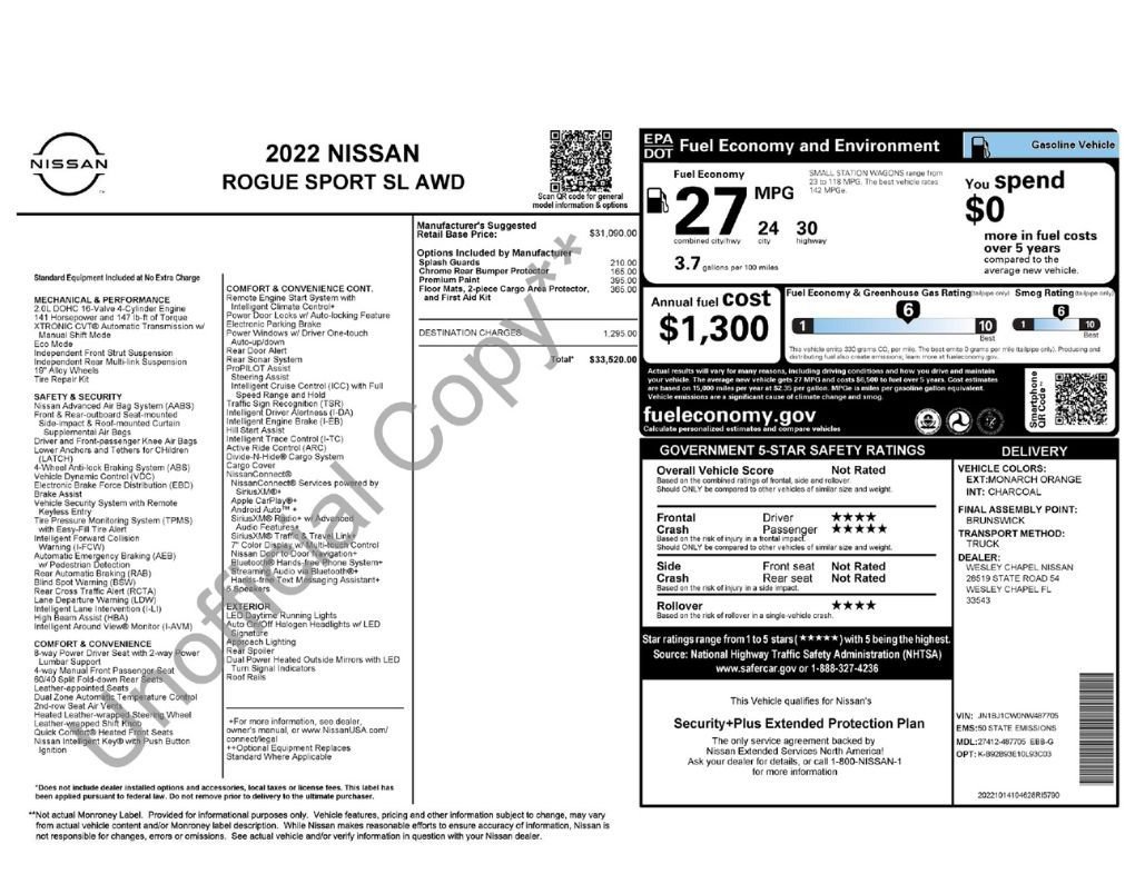 Used 2022 Nissan Rogue Sport SL image 2