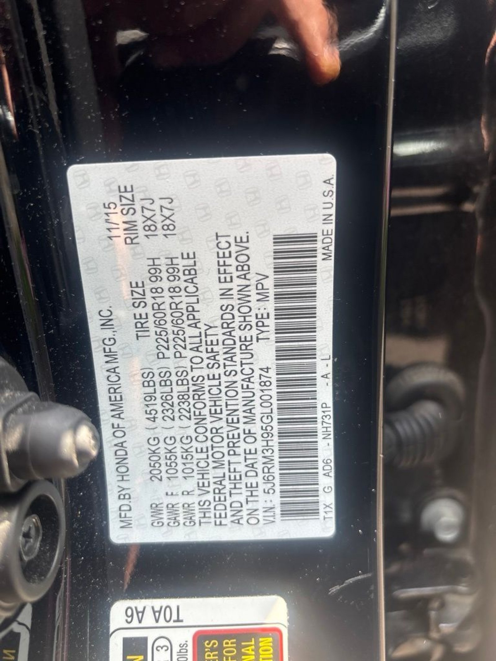 Used 2016 Honda CR-V Touring image 13