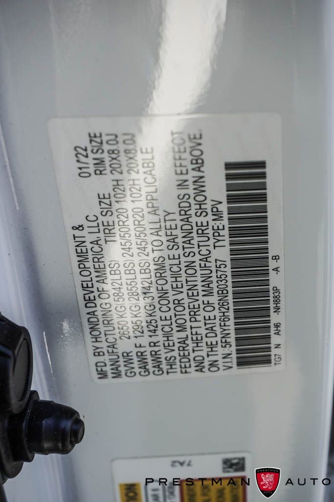Used 2022 Honda Pilot Special Edition image 29