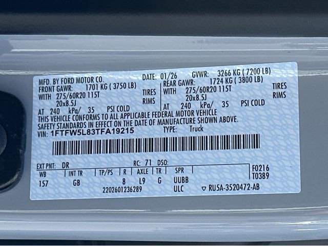 New 2026 Ford F150 Lariat w/ Equipment Group 502A High image 39