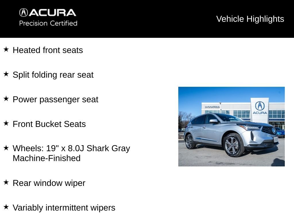 Certified 2025 Acura RDX w/ Technology Package image 21