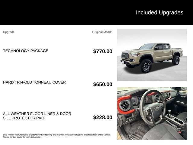 Used 2019 Toyota Tacoma TRD Off-Road w/ Technology Package AWD/4WD image 5