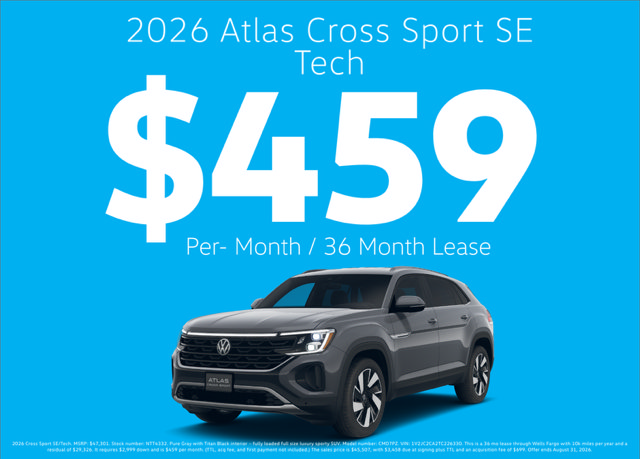 New 2026 Volkswagen Atlas Cross Sport SE FWD image 3