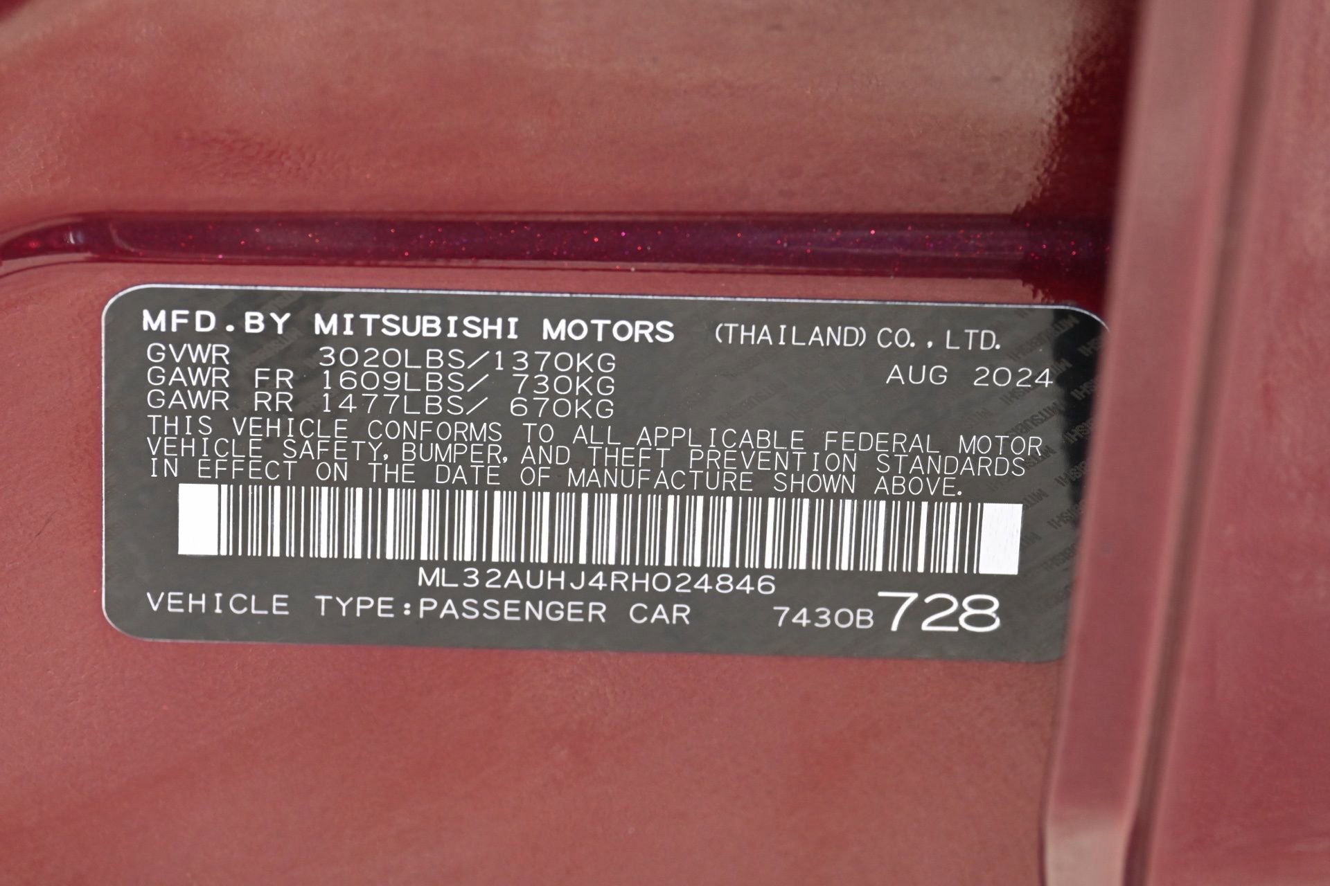 Used 2024 Mitsubishi Mirage ES image 38